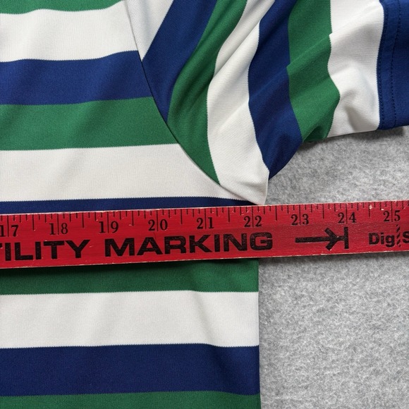 Polo Ralph Lauren ERIN HILLS L Mens Polo Shirt‎ Performance Golf Green Blue - Picture 12 of 13